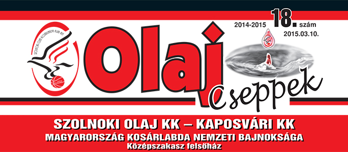 Olaj Cseppek 2014-2015 / 18. szám
