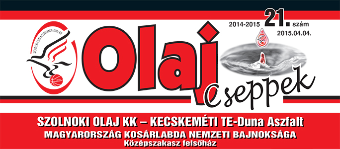 Olaj Cseppek 2014-2015 / 21. szám