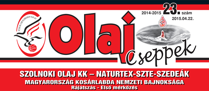 Olaj Cseppek 2014-2015 / 23. szám