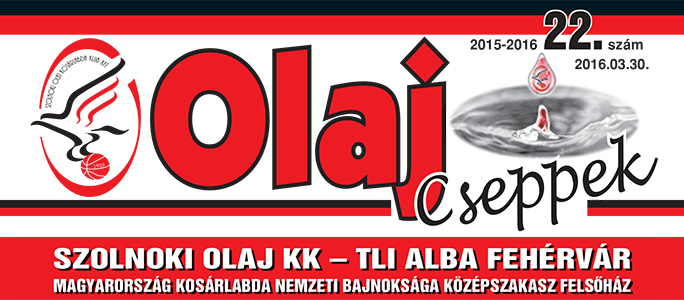 Olaj Cseppek 2015-2016 / 22. szám