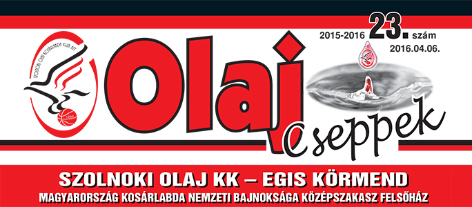 Olaj Cseppek 2015-2016 / 23. szám