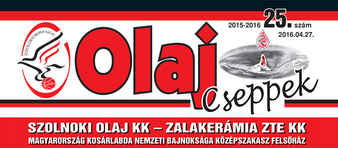 Olaj Cseppek 2015-2016 / 25. szám