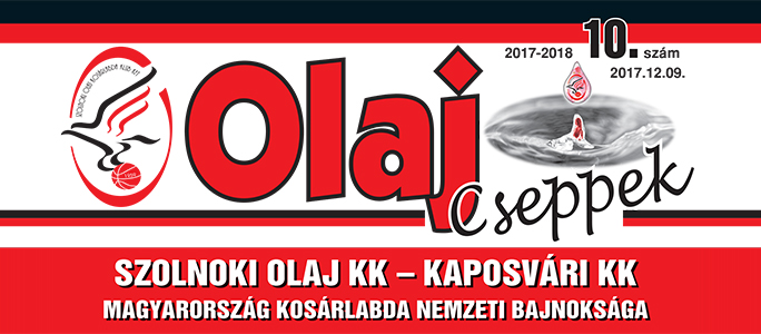Olaj Cseppek 2017-2018 / 10. szám