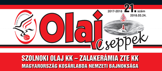 Olaj Cseppek 2017-2018 / 21. szám