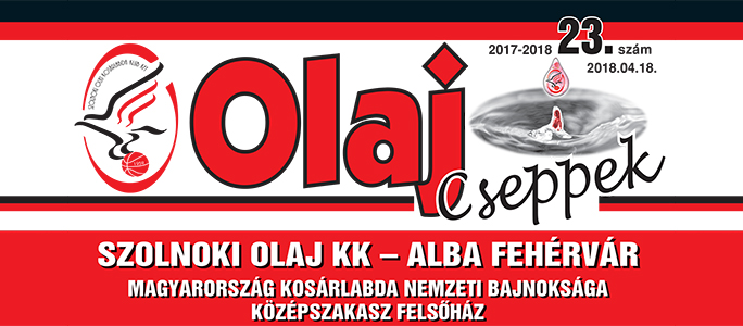 Olaj Cseppek 2017-2018 / 23. szám