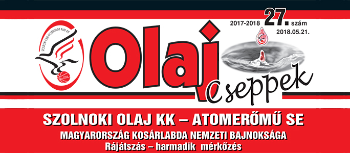 Olaj Cseppek 2017-2018 / 27. szám
