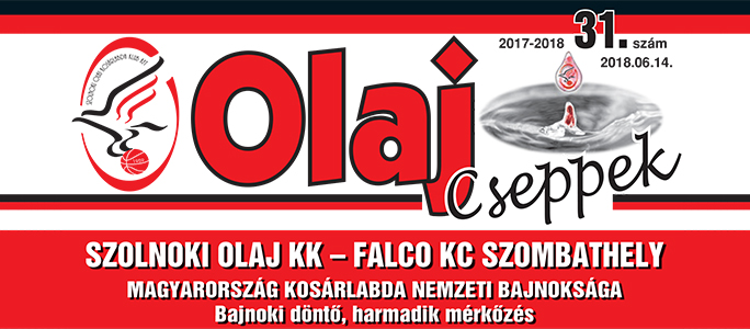 Olaj Cseppek 2017-2018 / 31. szám