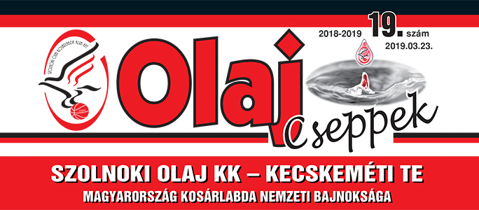 Olaj Cseppek 2018-2019 / 19. szám