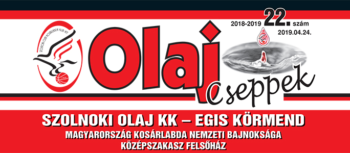 Olaj Cseppek 2018-2019 / 22. szám